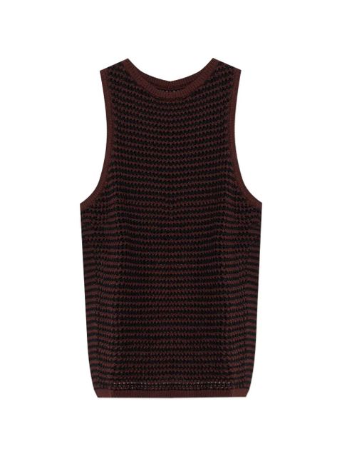 Bond-eye Asher open-knit top - Brown