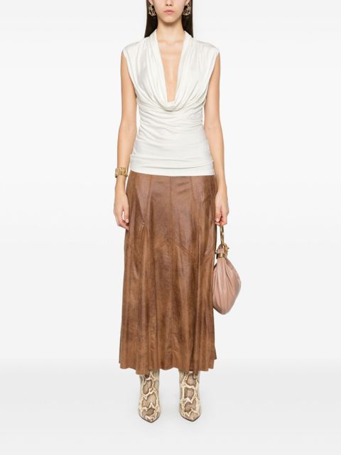 ISABEL MARANT Genevi maxi skirt - Brown - zdjęcie produktu nr 2