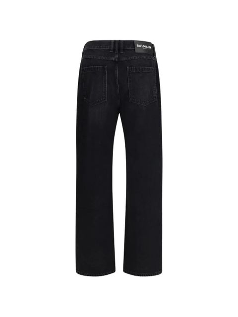 Balmain wide-leg cotton jeans - Black - zdjęcie produktu nr 2