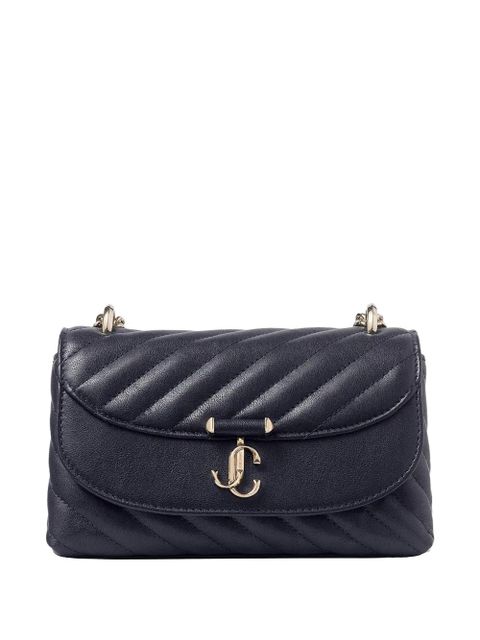 Jimmy Choo medium Curve quilted chain-strap cross body bag - Black - zdjęcie produktu nr 1