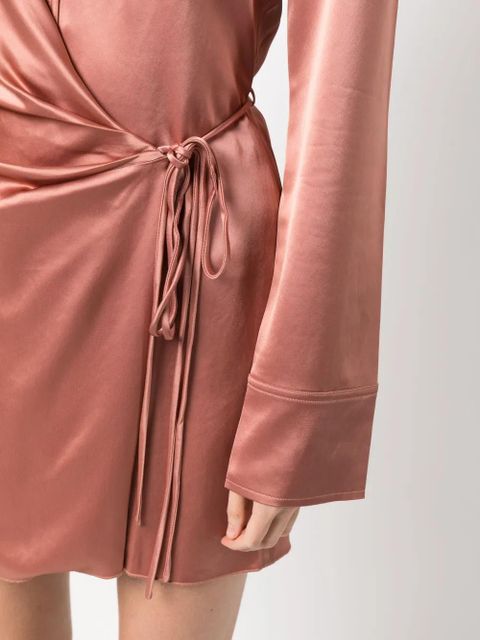 Nanushka Xaviera slip satin mini dress - Pink