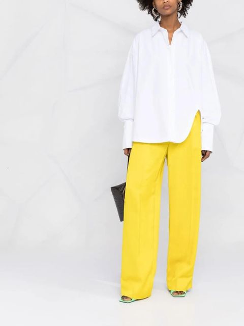 The Attico Diana asymmetric button-up shirt - White - zdjęcie produktu nr 2