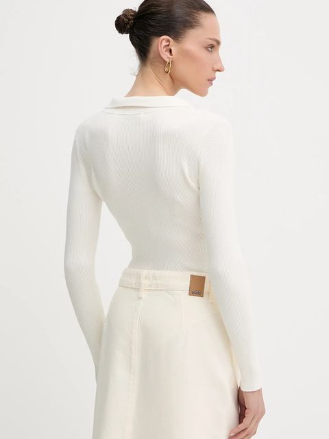 Fracomina body damskie kolor beżowy FR25WT5001K43301