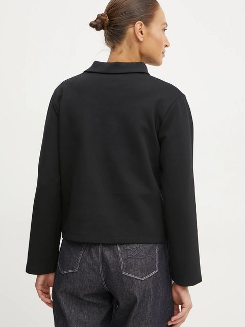 Karl Lagerfeld bluza damska kolor czarny gładka A1W20042 - zdjęcie produktu nr 2