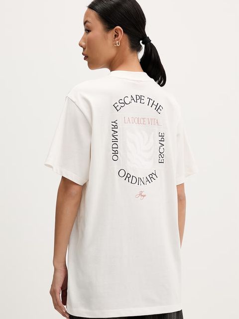 HUGO T-shirt damski bawełniany Vintage Tee_25 - zdjęcie produktu nr 1