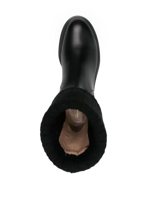 Gianvito Rossi 45mm folded Chelsea boots - Black