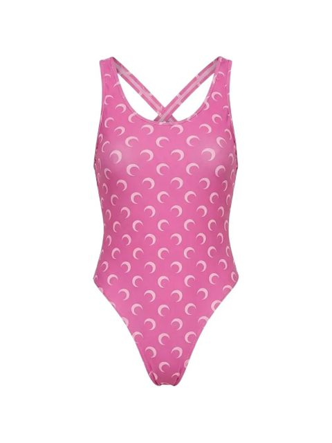 Marine Serre moon printed swimwear - Pink - zdjęcie produktu nr 1