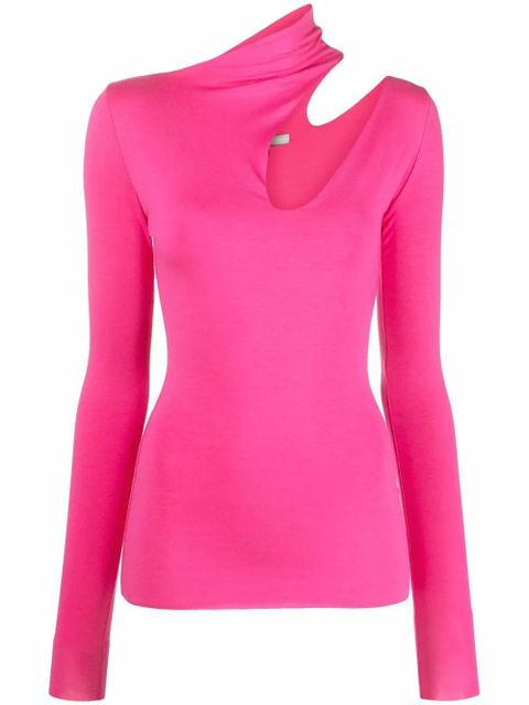 MANURÍ Bambina cut-out detail blouse - Pink - zdjęcie produktu nr 1