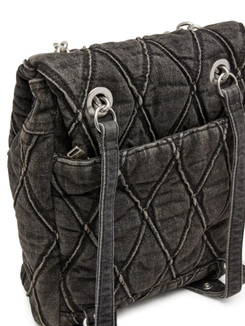 Diesel small Charm-D backpack - Grey