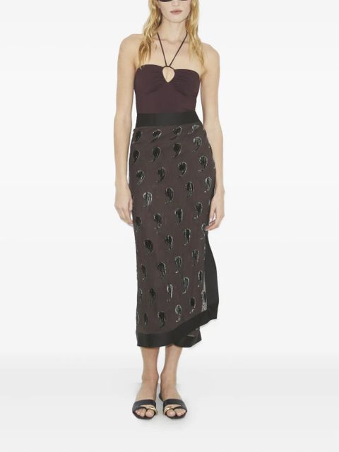 Tory Burch paisley pareo - Brown