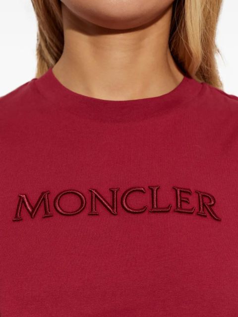 Moncler logo-embroidered T-shirt