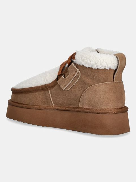 Answear.LAB śniegowce zamszowe kolor brązowy