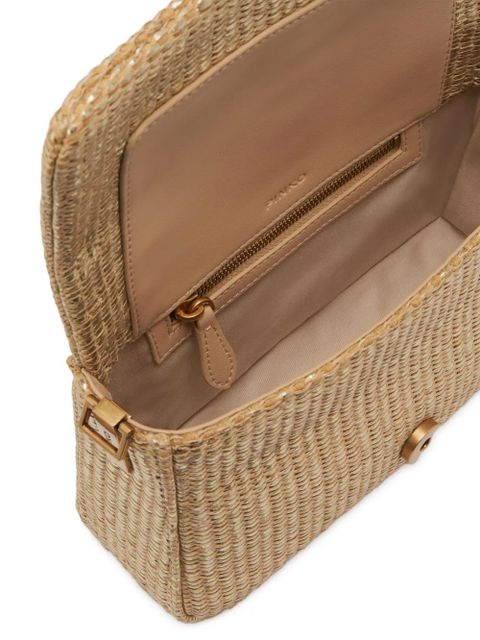 PINKO Love One crossbody bag - Gold