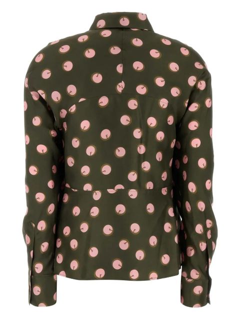 FENDI silk shirt - Green - zdjęcie produktu nr 2