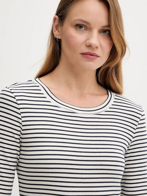 Tommy Hilfiger longsleeve kolor granatowy UW0UW06090