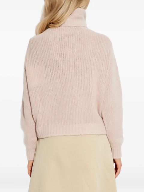 Moncler cable-knit sweater - Pink