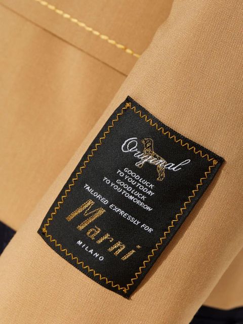 Marni button logo blazer - Neutrals - zdjęcie produktu nr 2