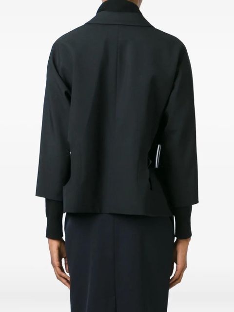 Comme Des Garçons bow-detail button-fastening jacket - Black