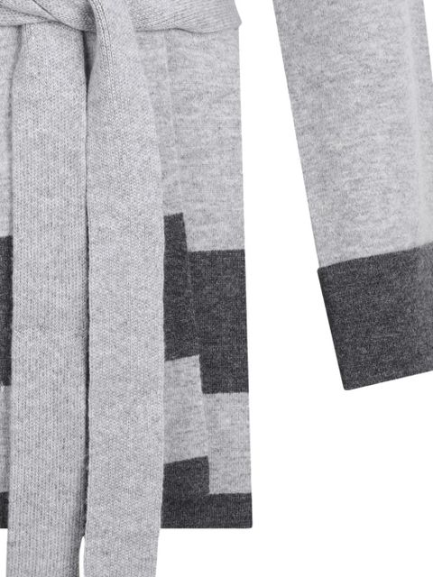 Max Mara belted cardigan - Grey