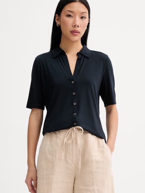 Marc O'Polo koszula damska z wiskozy - zdjęcie produktu nr 1