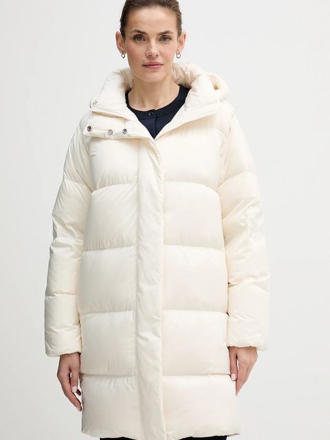 Tommy Hilfiger kurtka puchowa kolor beżowy zimowa WW0WW46535 - zdjęcie produktu nr 1