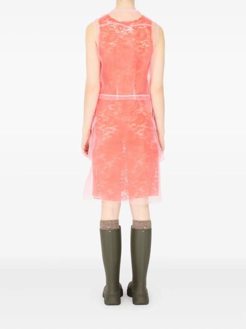 Maison Margiela layered midi dress - Orange