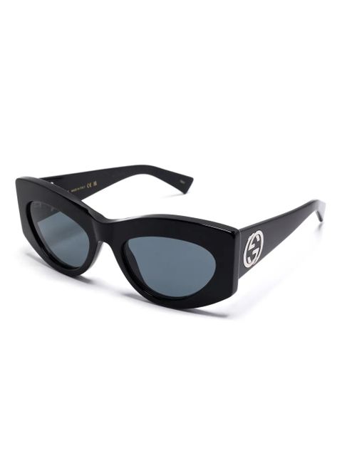 Gucci Eyewear cat eye-frame sunglasses - Black - zdjęcie produktu nr 2