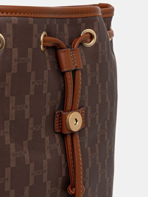 Silvian Heach plecak WELME damski kolor brązowy duży RCA25012ZA