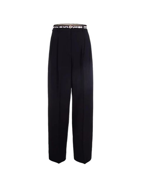 Max Mara high-waisted pleated belted trousers - Black - zdjęcie produktu nr 1