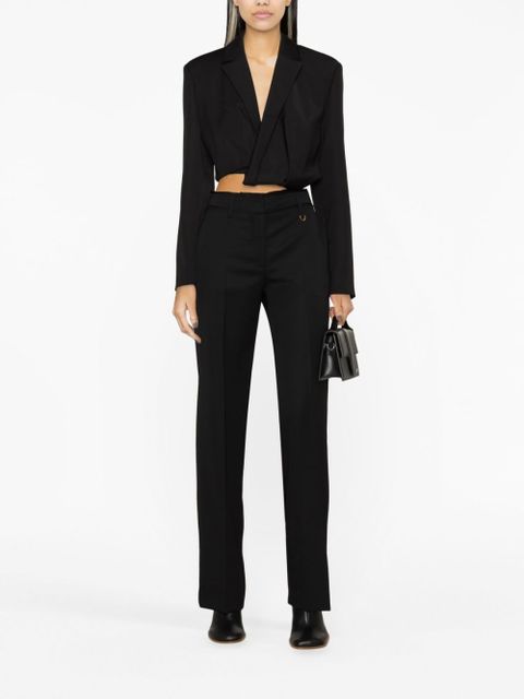 Jacquemus Le Pantalon Ficelle straight-leg trousers - Black