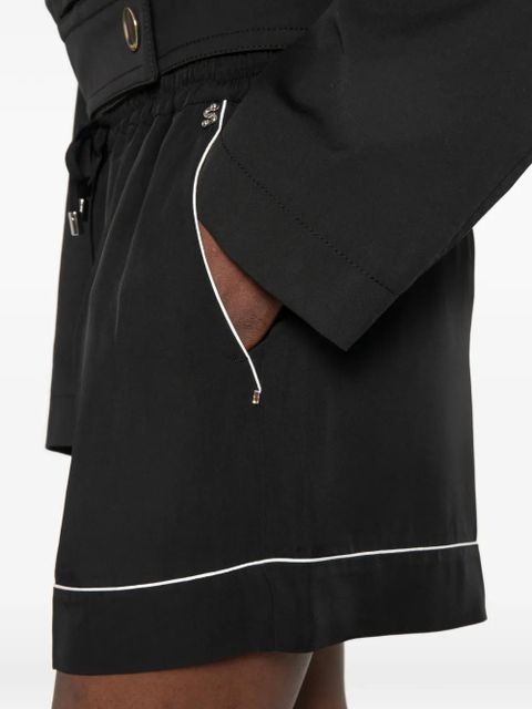 Sportmax drawstring shorts - Black