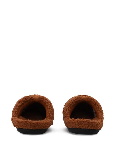 Moon Boot teddy slip-on slippers - Brown - zdjęcie produktu nr 2