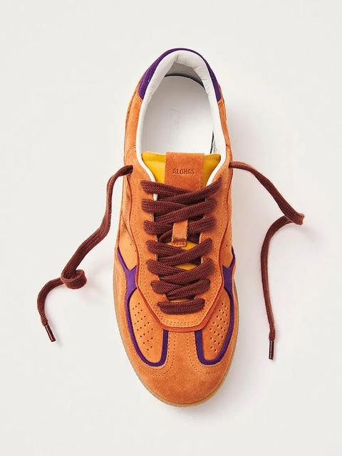 Alohas sneakersy zamszowe Tb.490 damskie kolor pomarańczowy S100471-06