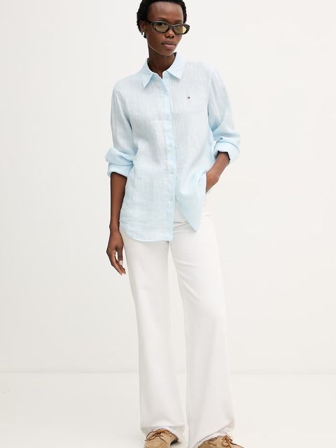 Tommy Hilfiger koszula damska lniana - zdjęcie produktu nr 1