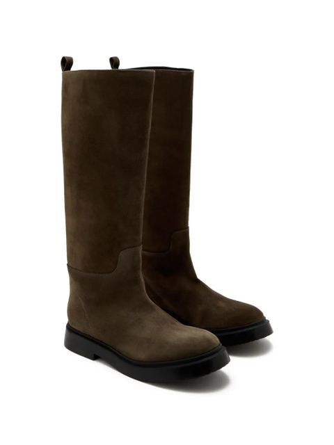 Proenza Schouler Bank suede knee boots - Brown - zdjęcie produktu nr 2