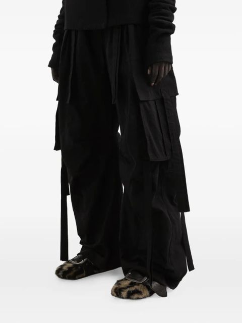 Dolce & Gabbana drawstring cargo pants - Black