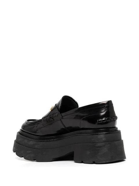 Alexander Wang chunky sole leather loafers - Black - zdjęcie produktu nr 2