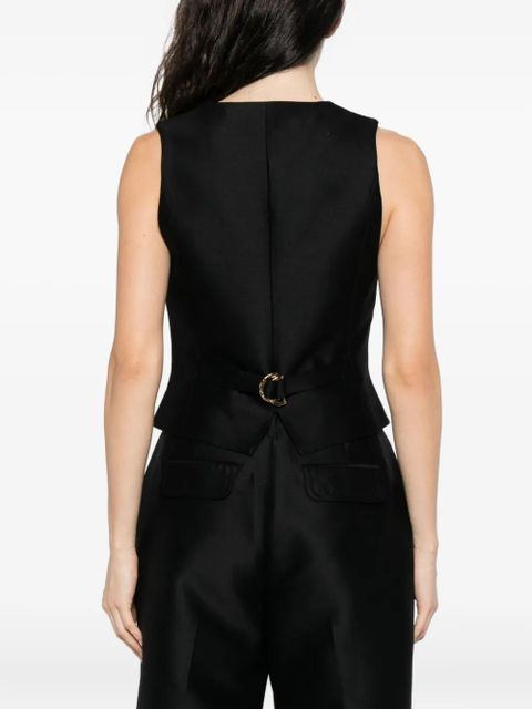 ZIMMERMANN buttoned adjustable waistcoat - Black