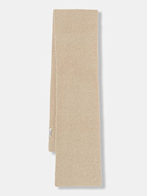 Morgan szalik damski kolor beżowy gładki 5EIGE - zdjęcie produktu nr 1