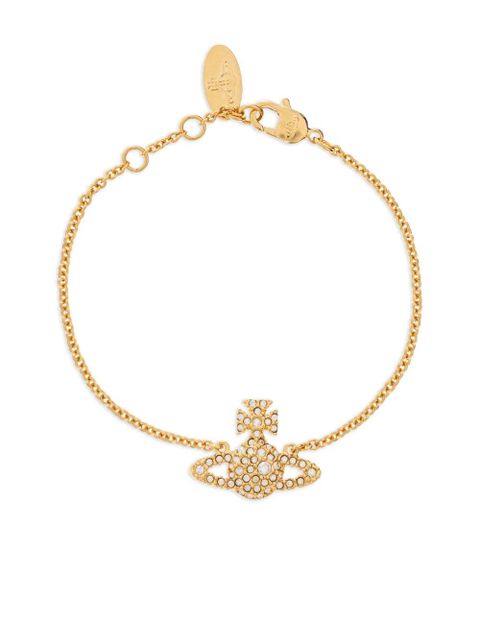 Vivienne Westwood Natalina orb-crystal bracelet - Gold - zdjęcie produktu nr 1