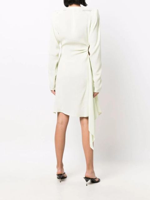 Off-White cut-out long-sleeve dress - Green - zdjęcie produktu nr 2