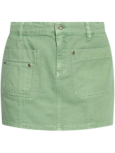 Blumarine cotton mini skirt - Green - zdjęcie produktu nr 1