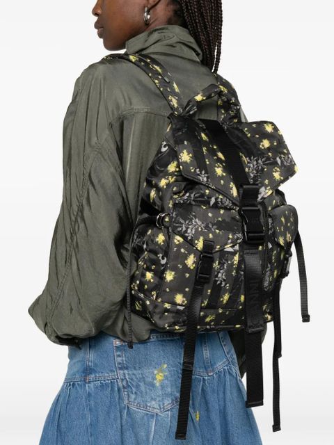 GANNI floral-print backpack - Black - zdjęcie produktu nr 2