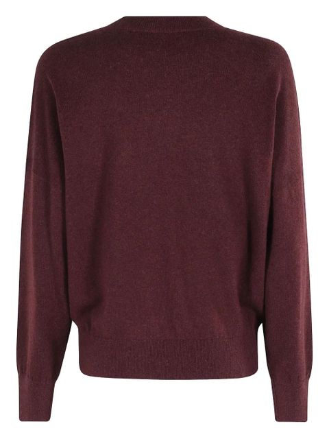 MARANT ÉTOILE logo crew-neck sweater - Red - zdjęcie produktu nr 2