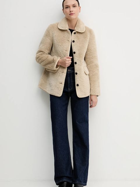 Hoss Intropia kurtka kolor beżowy przejściowa 5452471 - zdjęcie produktu nr 2