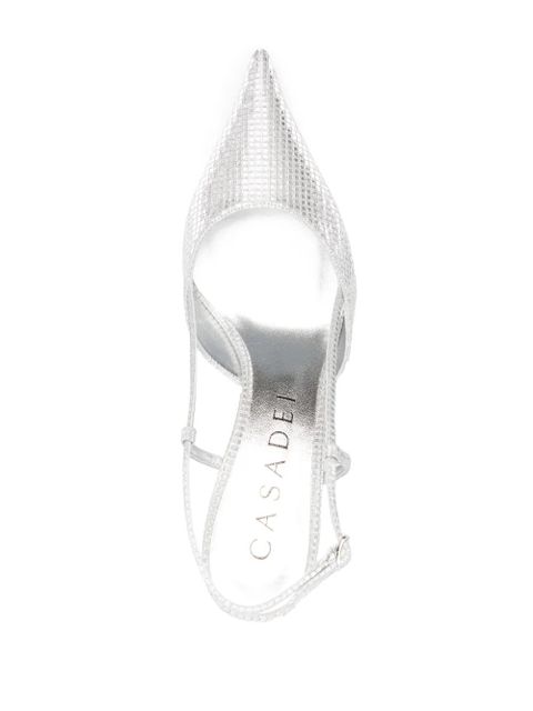 Casadei Scarlet Diadema 65mm slingback pumps - Silver