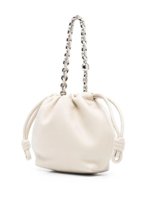 LOEWE mini Flamenco shoulder bag - White