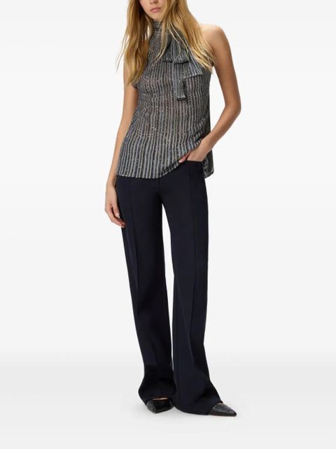 Missoni embellished halter top - Grey