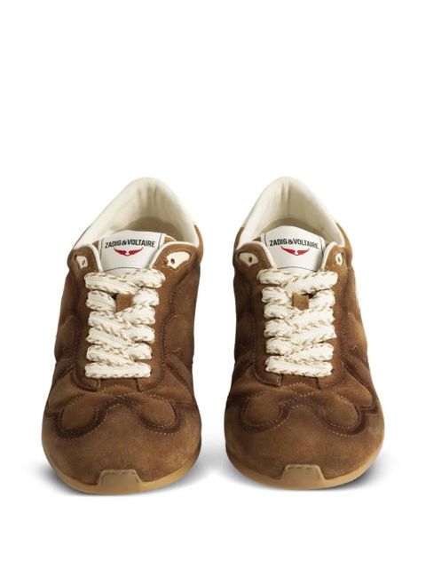 Zadig&Voltaire Dance suede sneakers - Brown - zdjęcie produktu nr 2