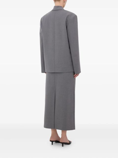 LouLou de Saison Sancia Lds double-breasted blazer - Grey